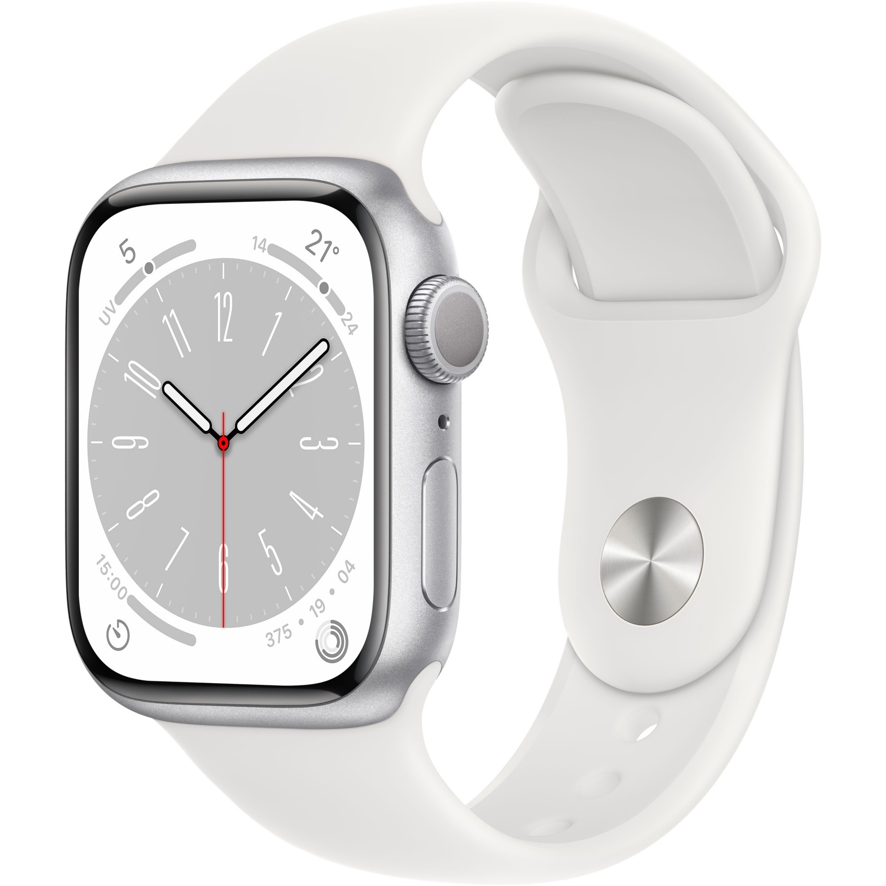 Montre connectée APPLE WATCH 41MM Alu Argent/Blanc Series 8 Reconditionné