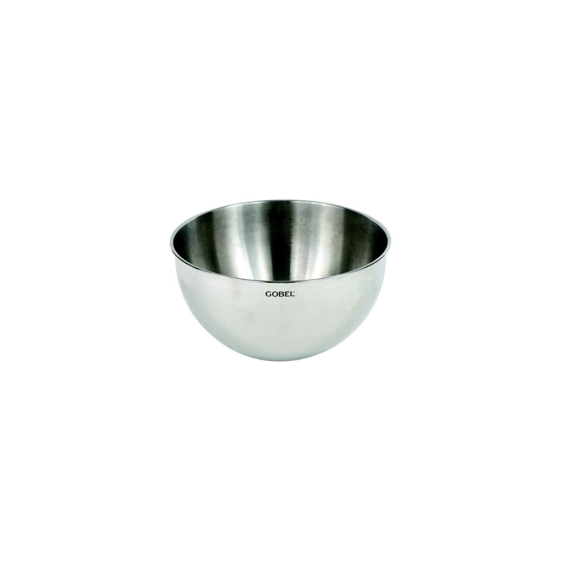 Kit Pâtisserie GOBEL Cul de poule - fond rond - inox - Ø 40 c