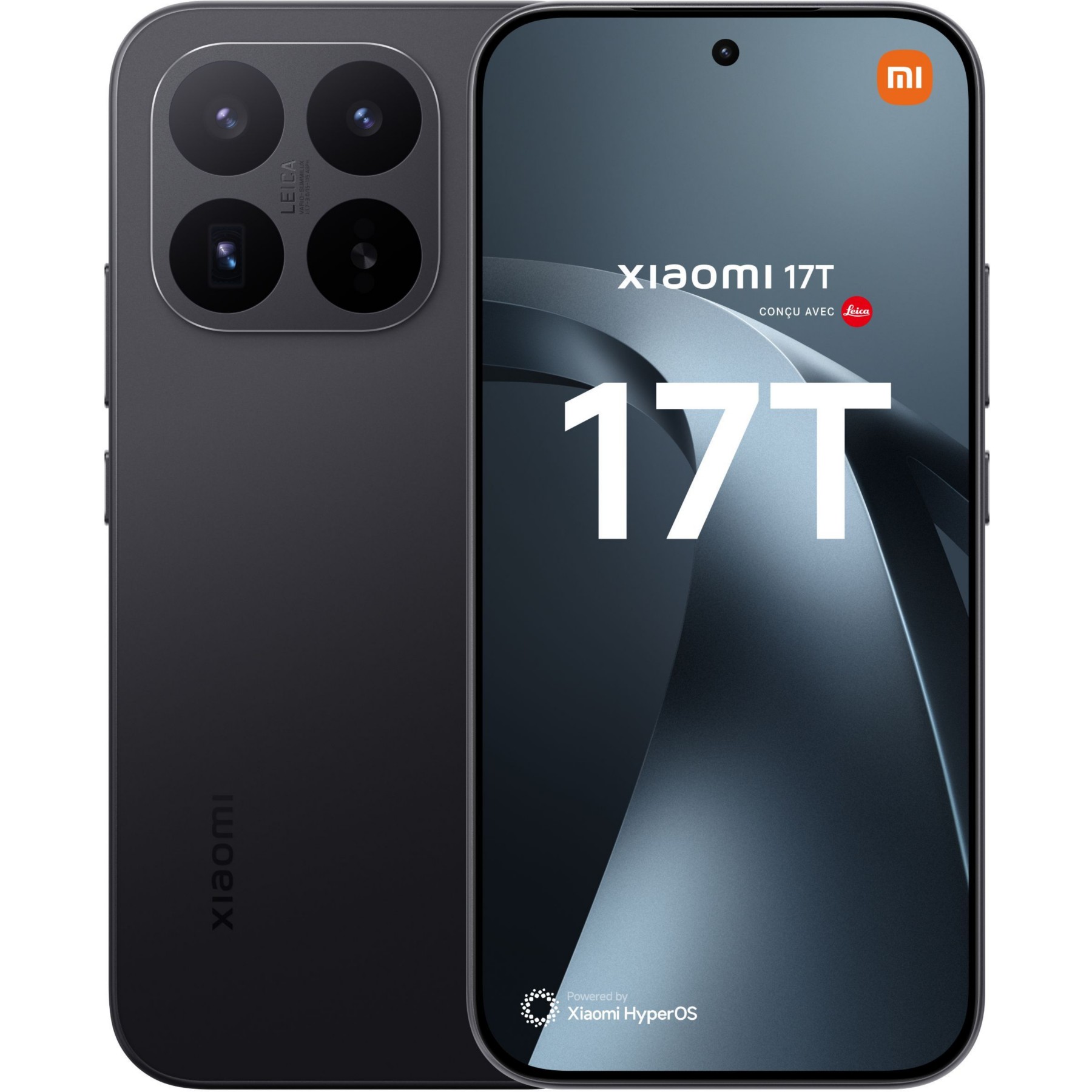 Smartphone XIAOMI 17T concu avec Leica 5G 256Go Noir