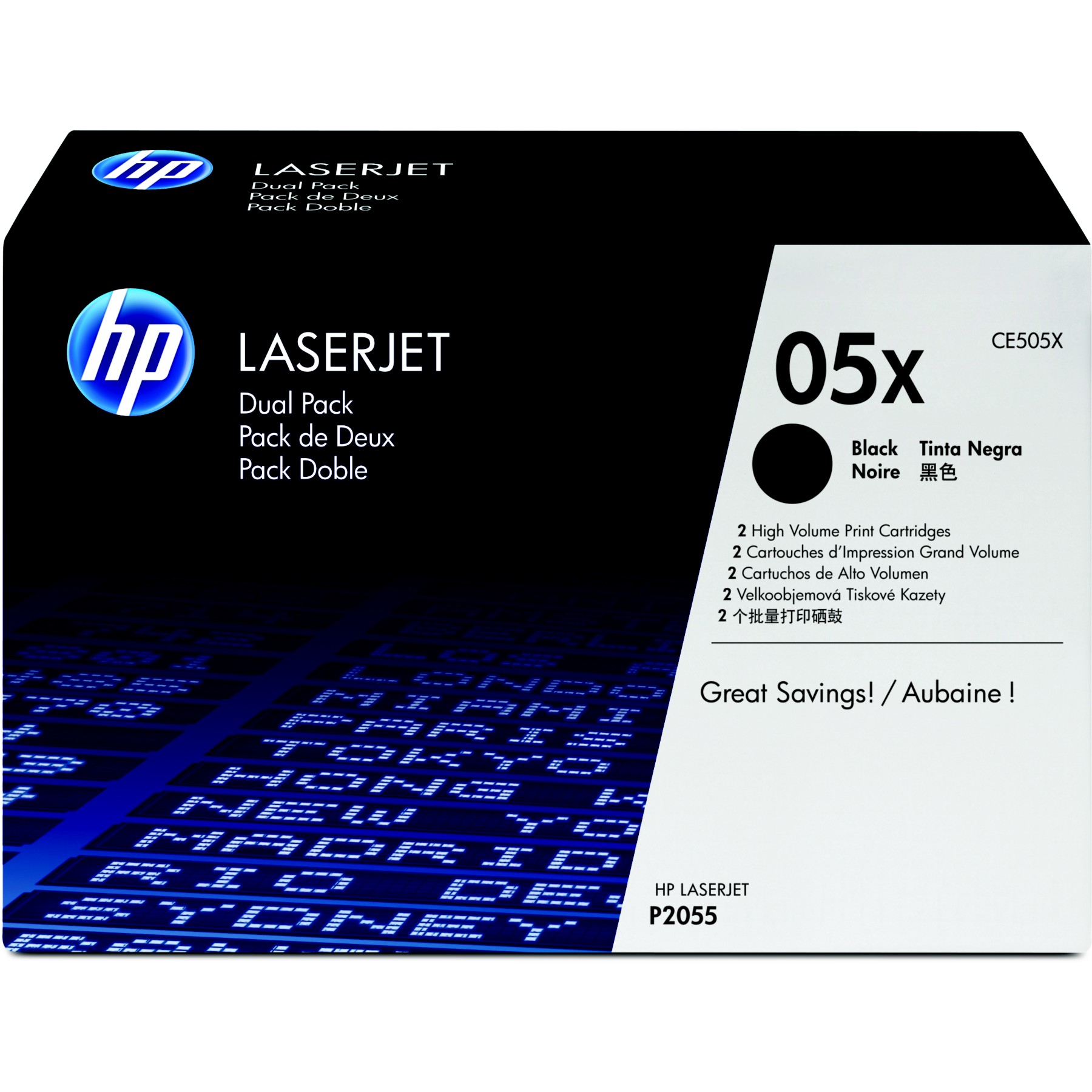 Toner HP N°05X TONER NOIR x2