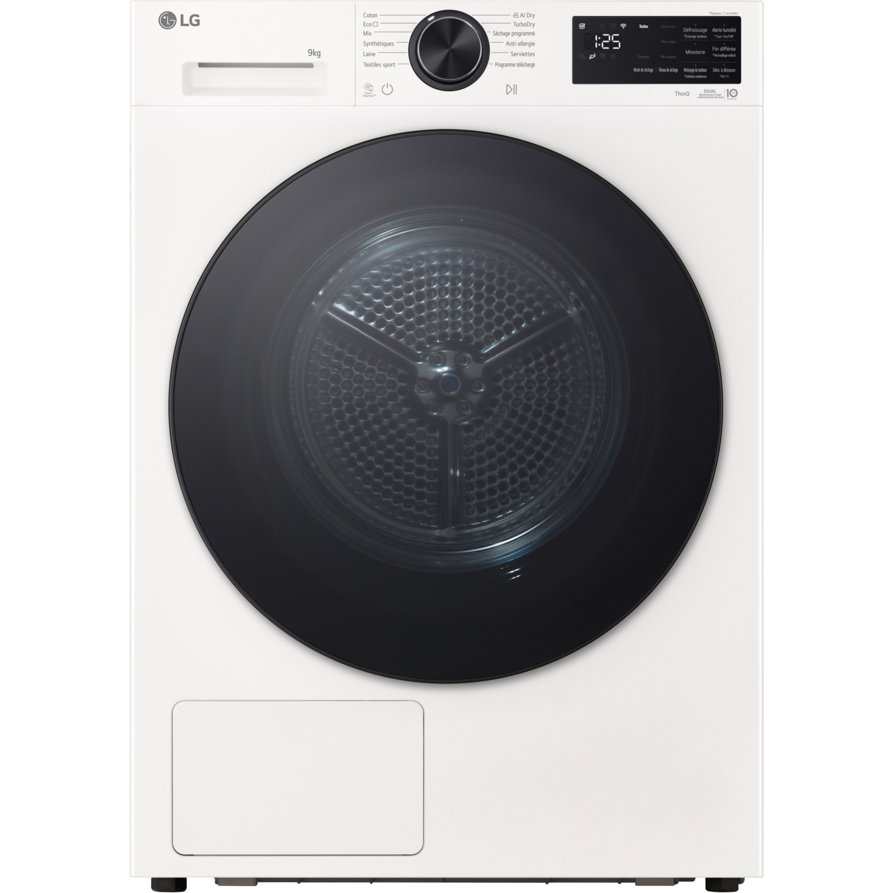 Sèche linge pompe à chaleur LG RH9X56WH