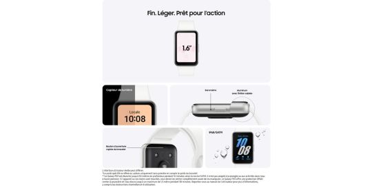 Montre SAMSUNG Galaxy Fit3 Argent