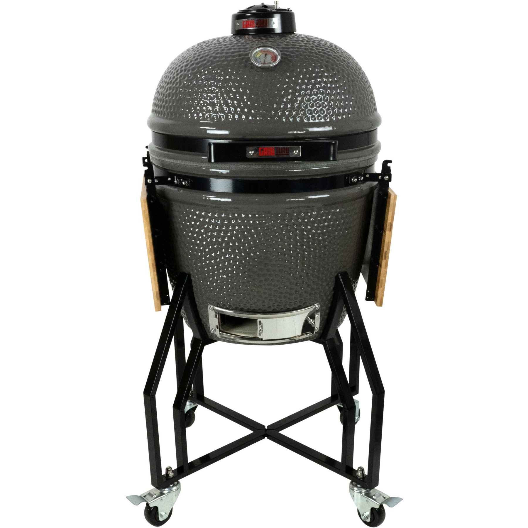 Kamado GRILL GURU GGO221 Original Large Basic gris sur chariot 47 cm