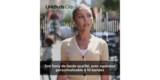 Ecouteurs SONY Linkbuds Clip Vert