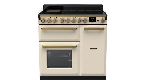 Piano de cuisson induction FALCON ESTEL DELUXE TAB IND 90 CM CREME PASTEL