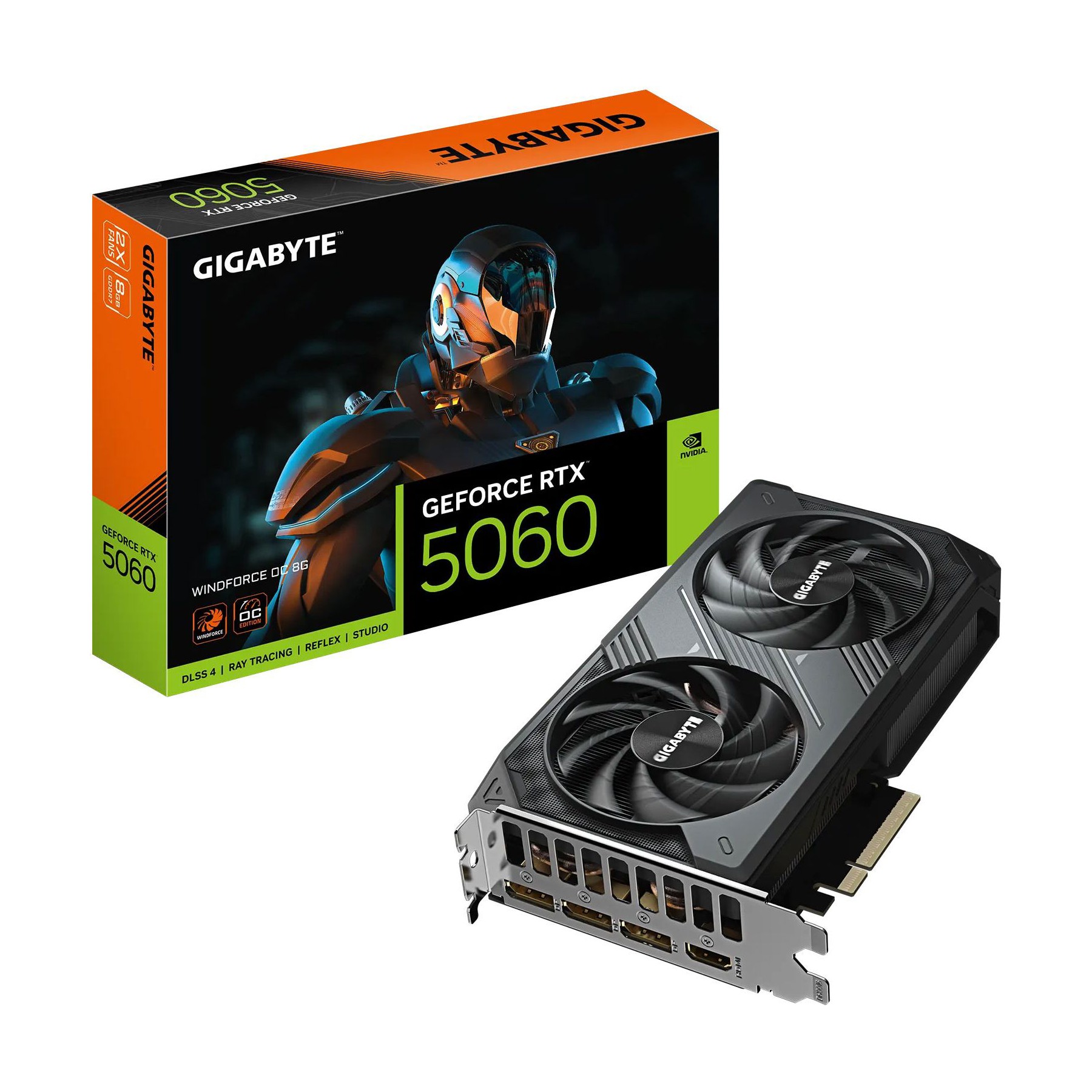 Carte graphique GIGABYTE Gigabyte GeForce RTX 5060 WINDFORCE OC 8