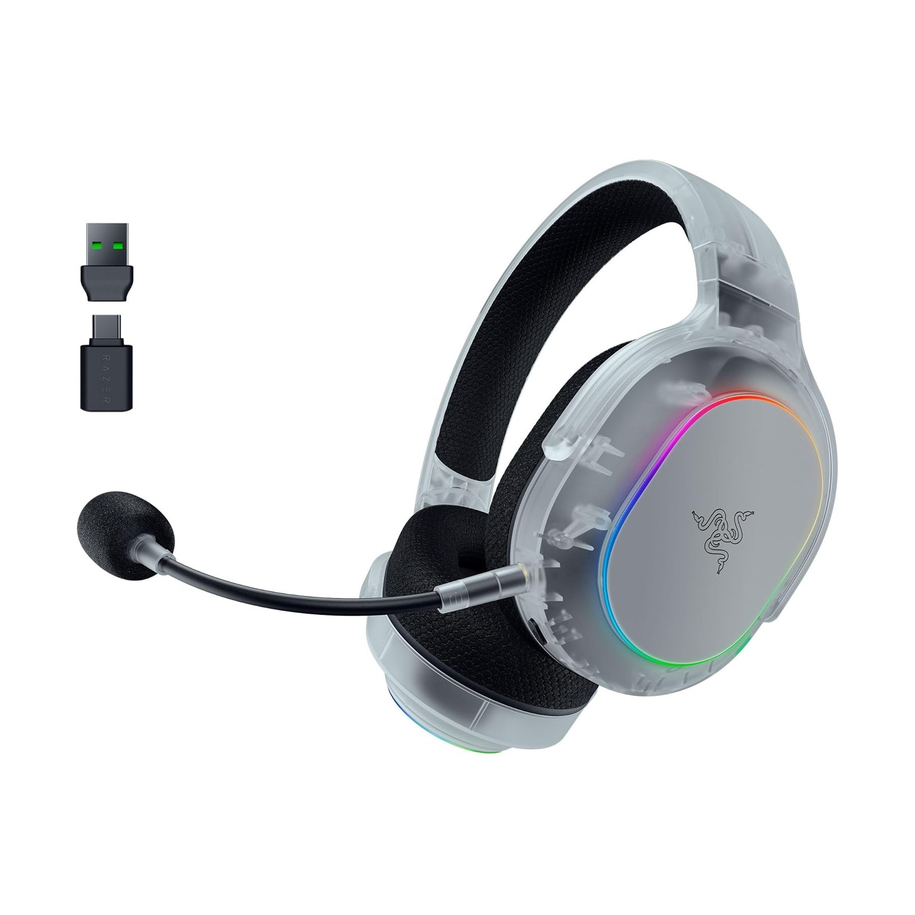 Casque gamer RAZER BARRACUDA X CHROMA PHANTOM WHITE ED