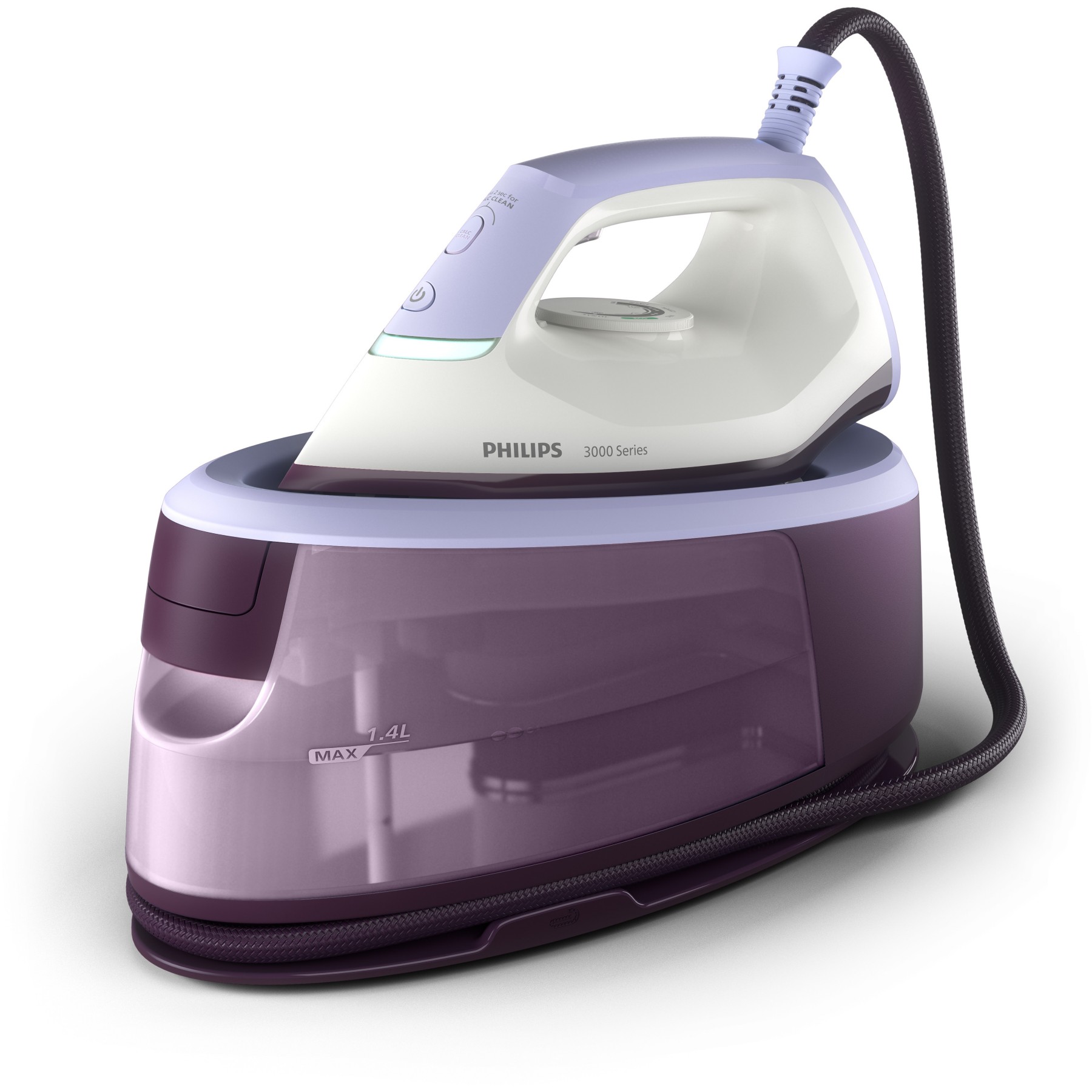 Centrale vapeur PHILIPS PSG3000/30 Série 3000 Mauve 1.4L, 6 bars
