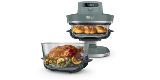 Friteuse sans huile NINJA CRISPi PRO 4-in-1 Ash Grey AS101EUGY vert