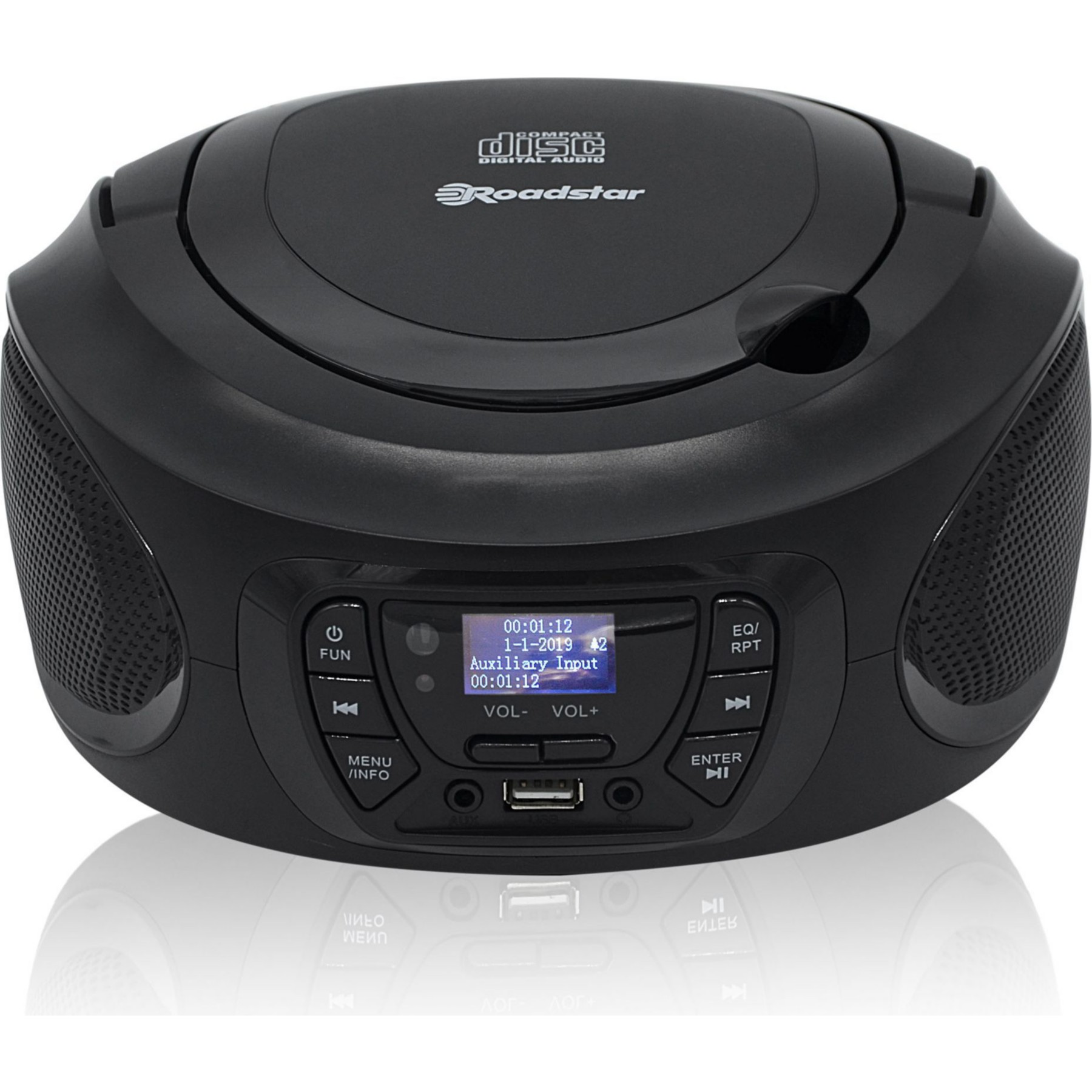 Radio CD ROADSTAR CDR-375D+/BK Radio Portable DAB/DAB+/FM