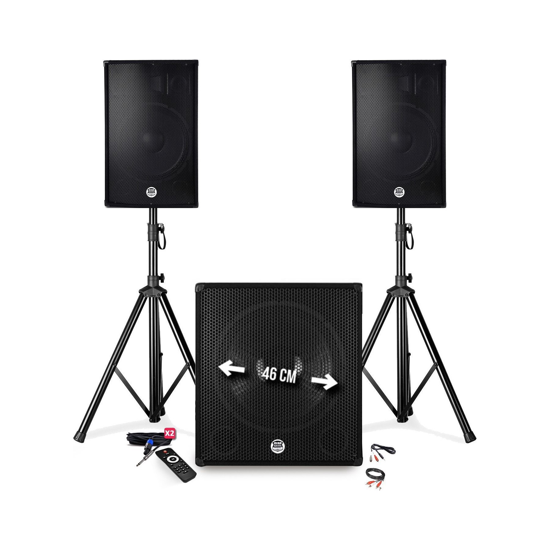 Pack sono BM SONIC Pack sonorisation - BM SONIC BMS-1815 -