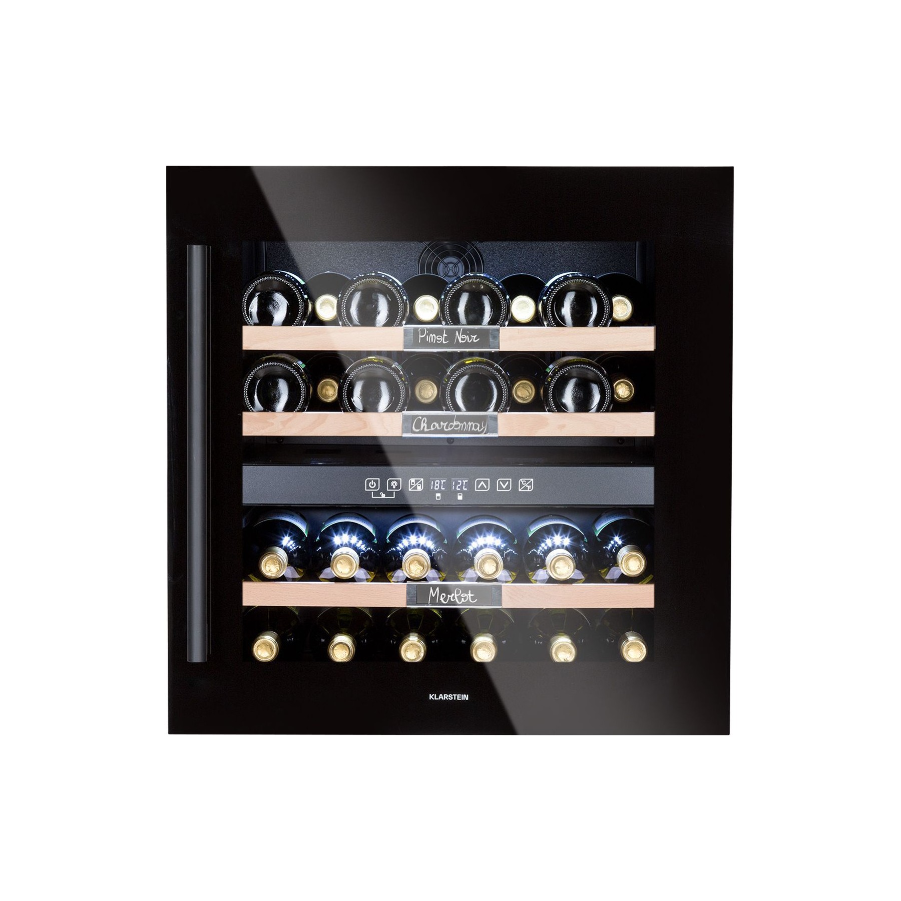 Cave à vin de service KLARSTEIN Vinsider 36 Onyx - Noir