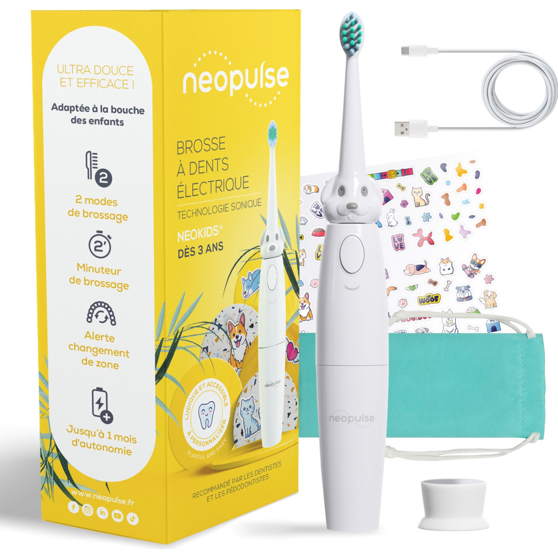 Brosse à dents électrique NEOPULSE NEOKIDS - enfant