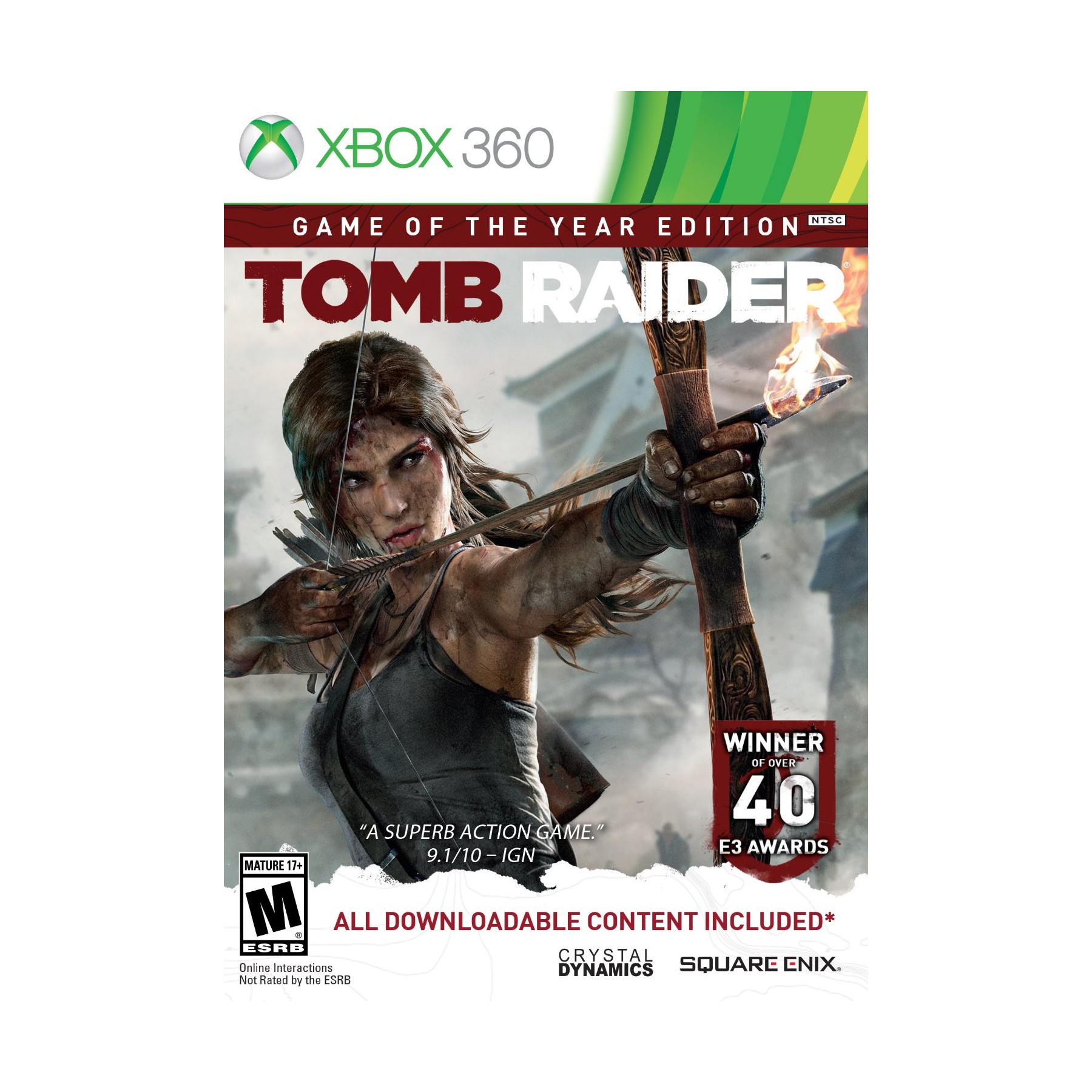 Jeu Xbox SQUARE ENIX Tomb Raider GOTY