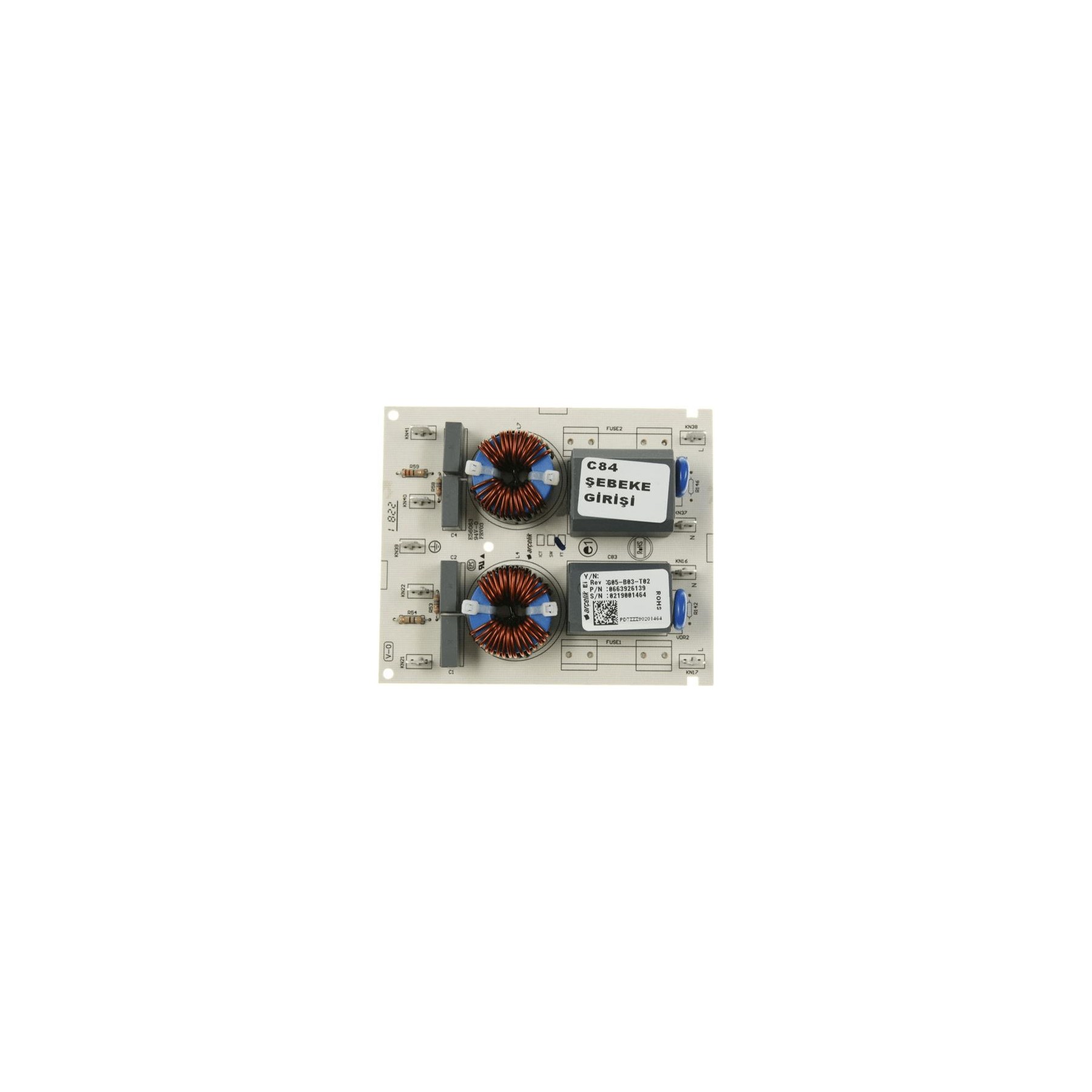 Carte BEKO carte filtre