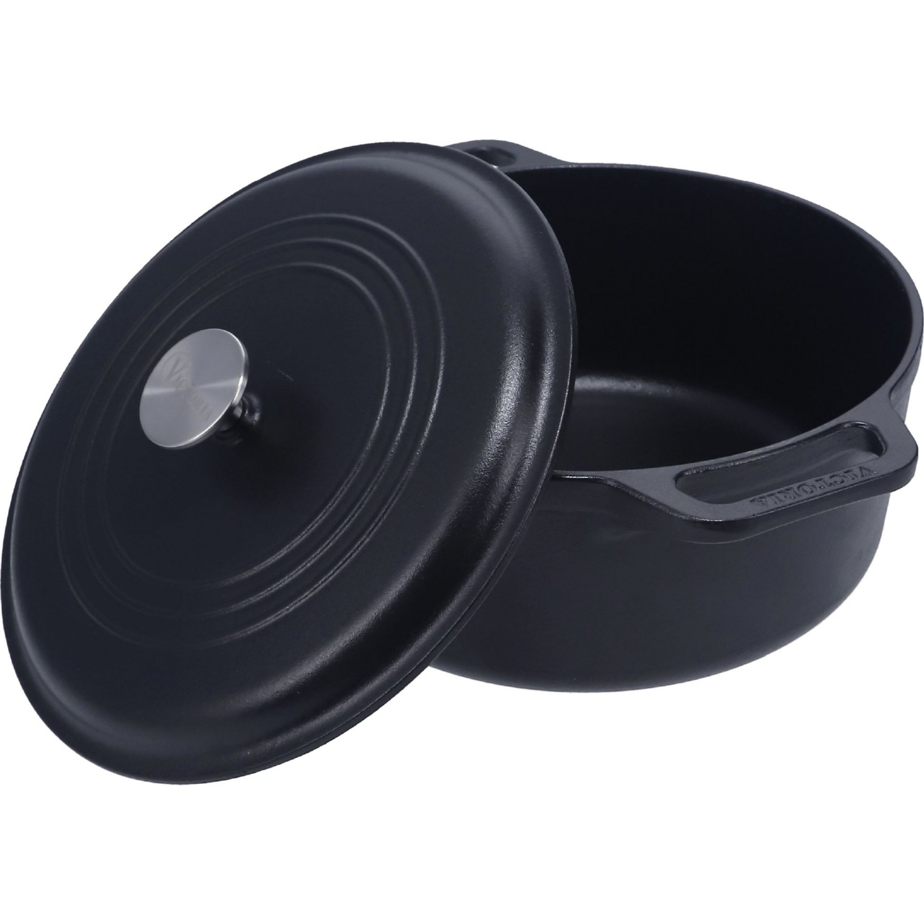 Cocotte VICTORIA COOKWARE 29 cm, Dutch Oven 6,6L,Sans PTFE et PFOA