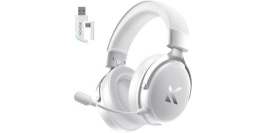 Casque gamer MCHOSE V9 Pro Icy White