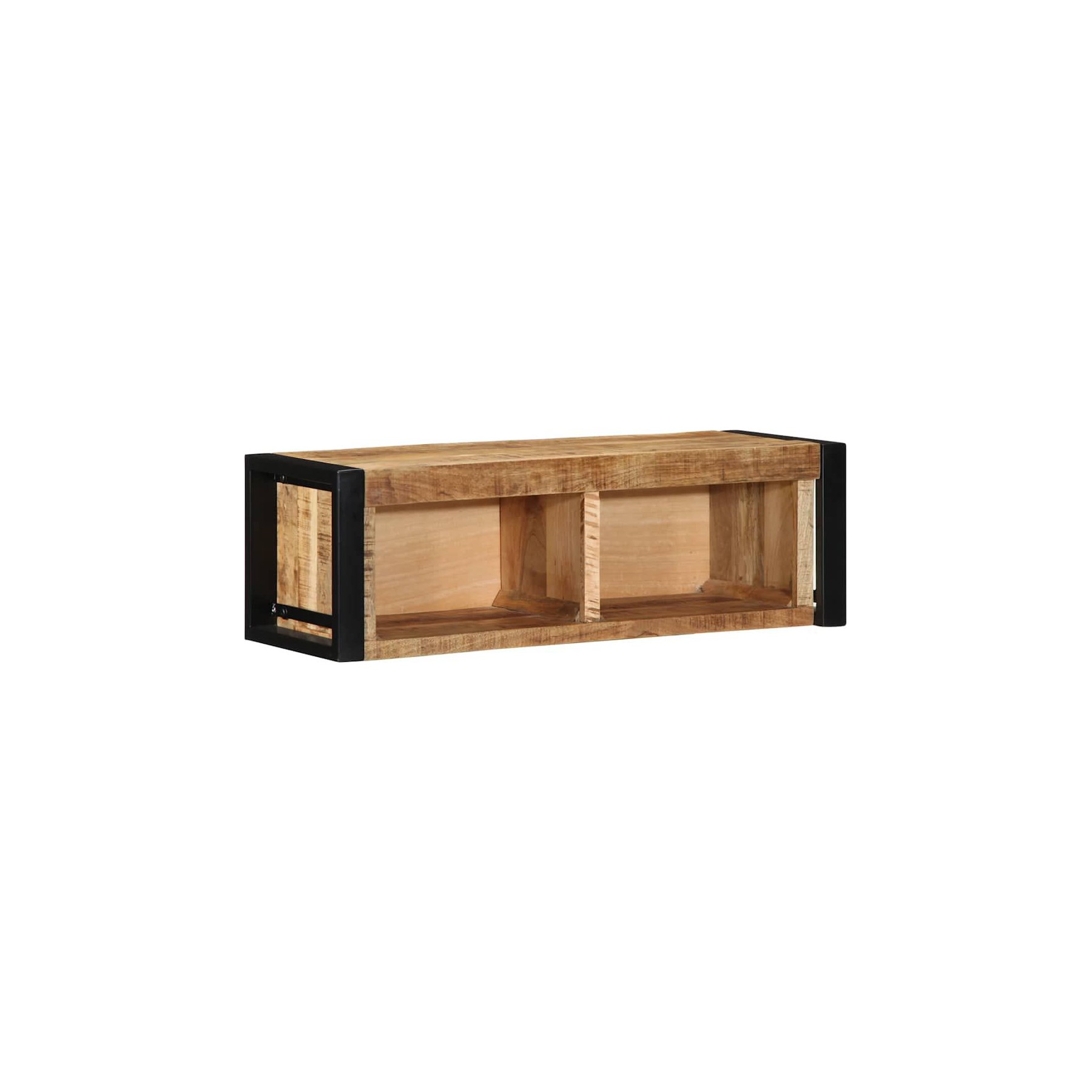 Meuble TV HELLOSHOP26 Meuble TV mural pratique rangement 80 x