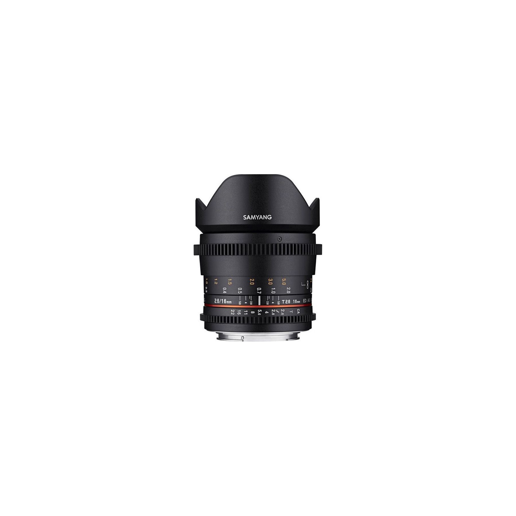 Objectif pour Reflex SAMYANG 16mm T2.6 VDSLR Nikon