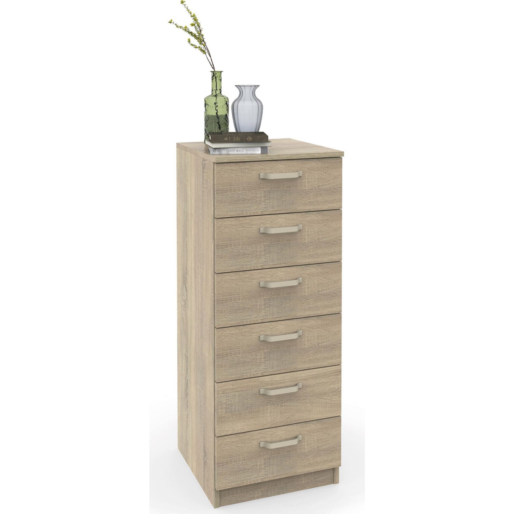 BRIEBE Chiffonnier avec 6 Tiroirs, SFO1190CAB