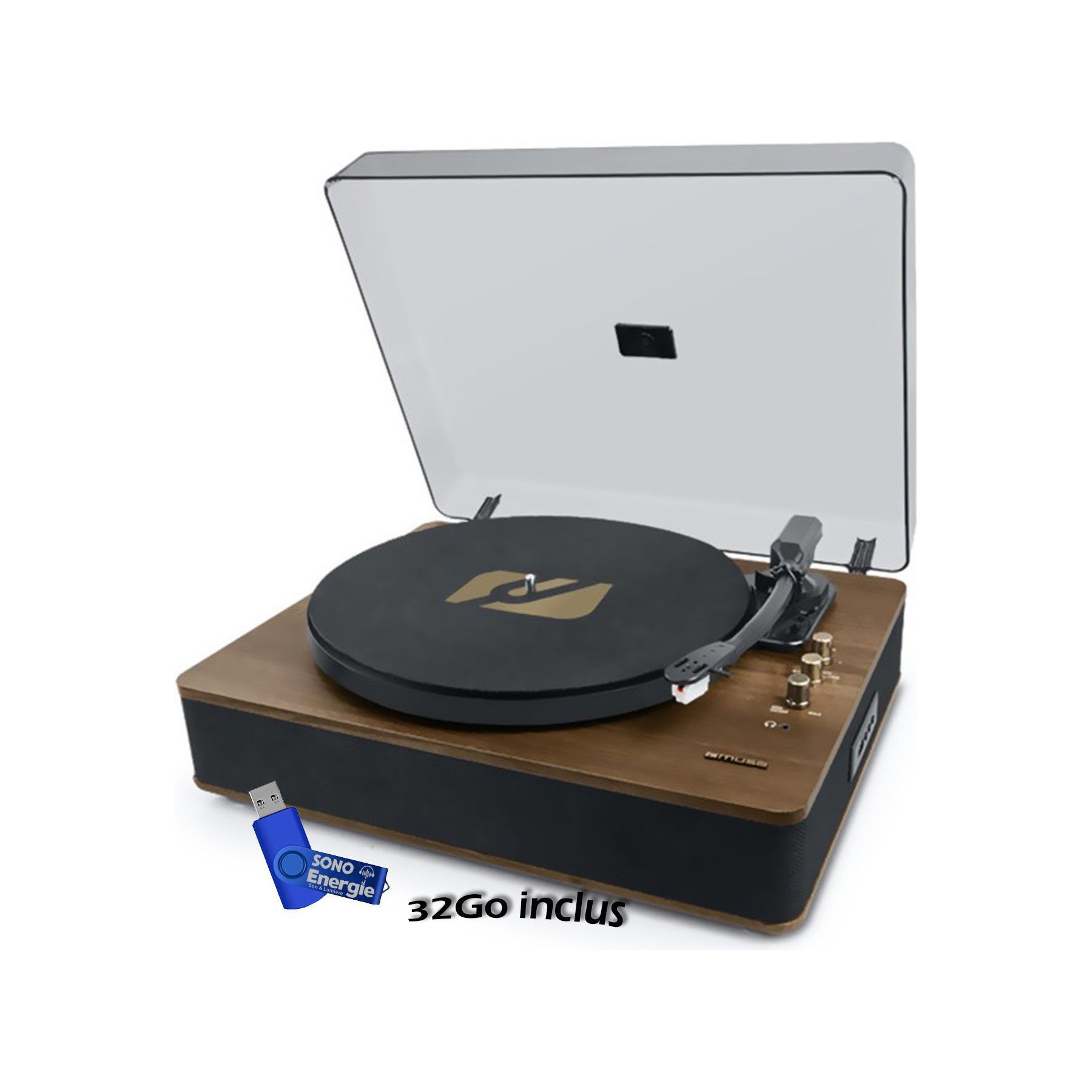 Platine vinyle INOVALLEY platine MT-106BT+ clé USB