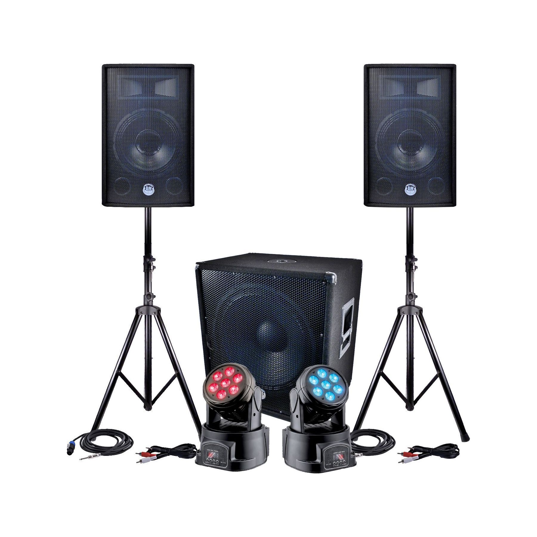 Pack sono BM SONIC Pack sono 2400W - 2 Enceintes 30cm + Sub