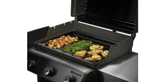 Plancha pour barbecue WEBER grand format pour spirit 3 bruleurs