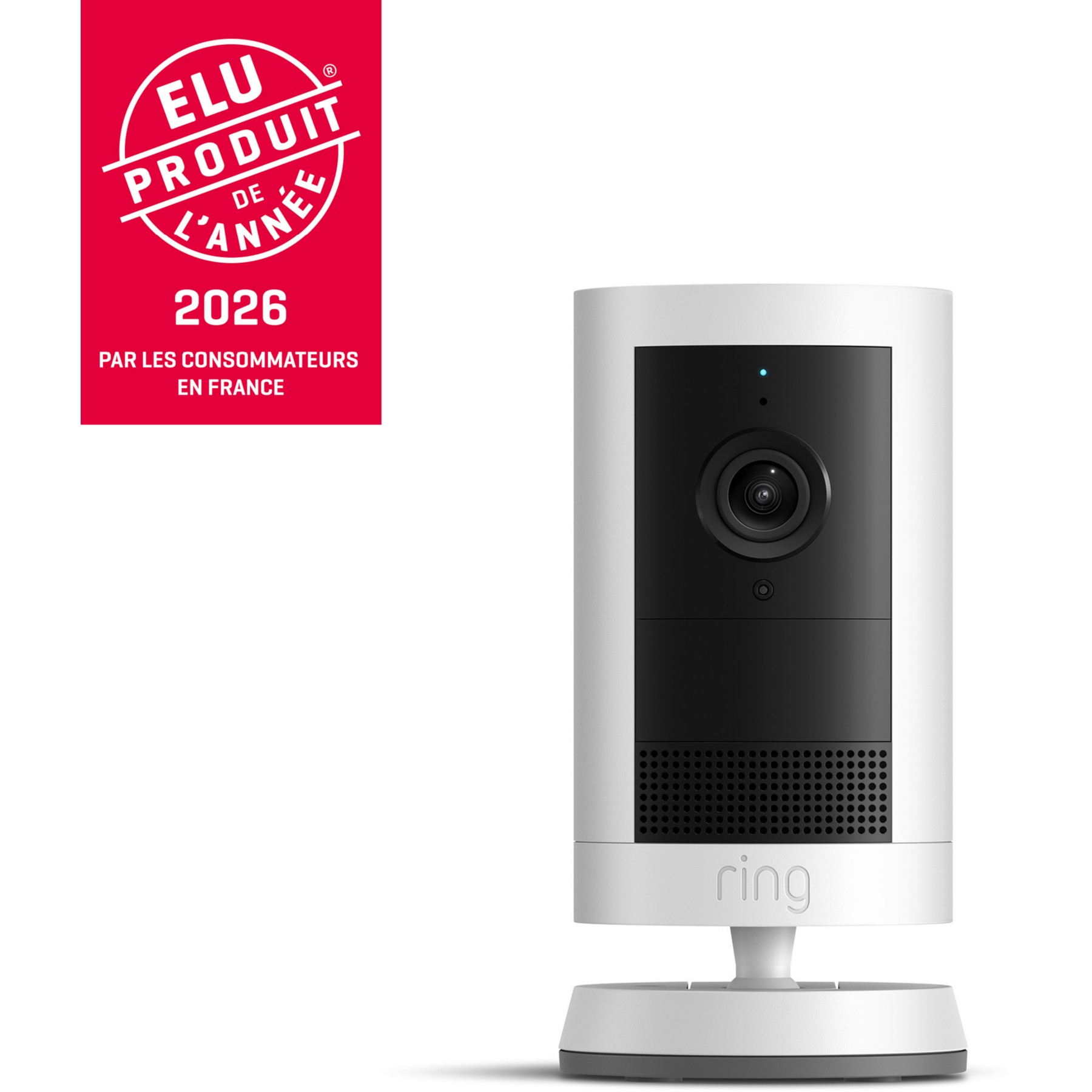 Caméra de surveillance RING Cam Plus - Blanche