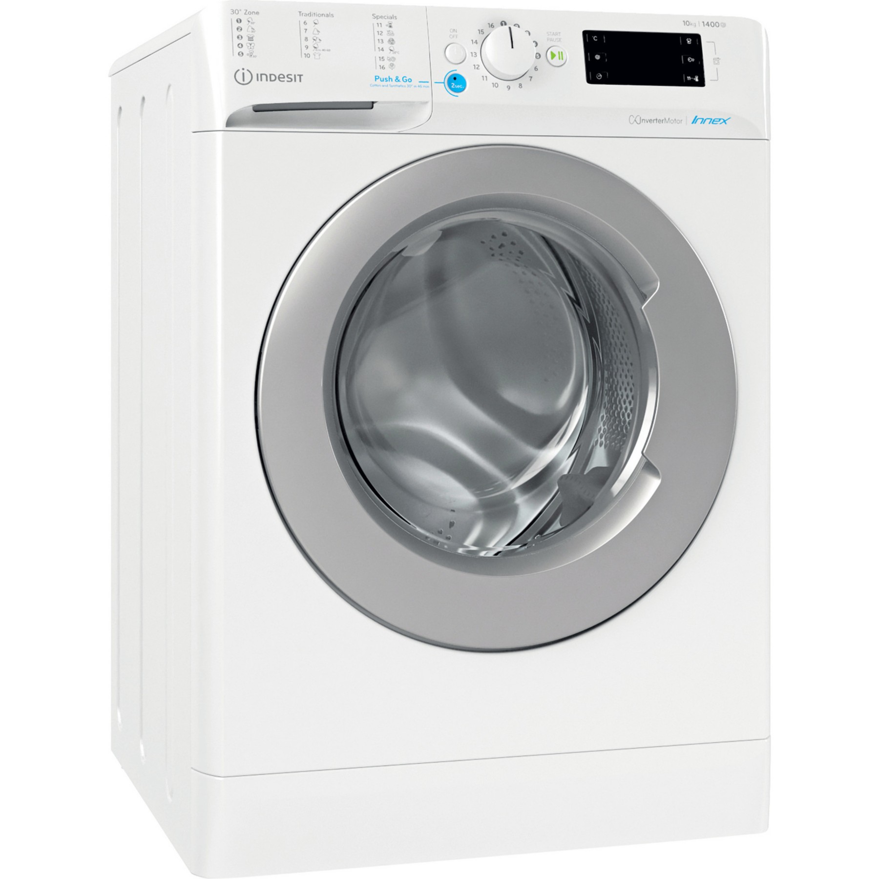 Lave linge hublot INDESIT BWE101485XWSEUN Reconditionné