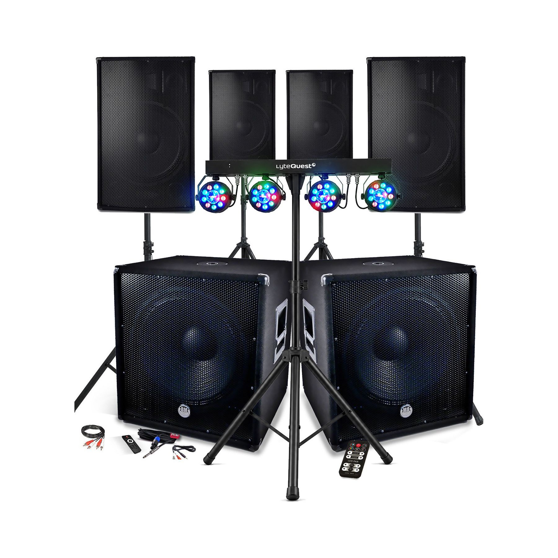Pack sono BM SONIC Kit Sono 4800W USB Bluetooth 18"