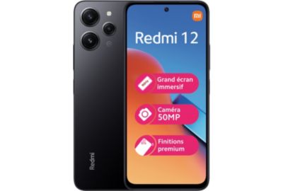 Smartphone XIAOMI Redmi 12 128Go Noir