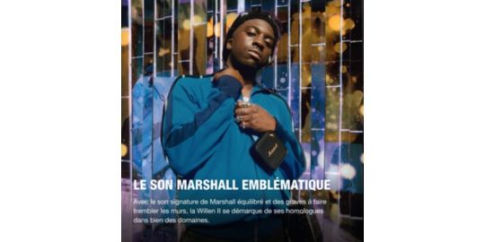 Enceinte portable MARSHALL Willen II Black & Brass
