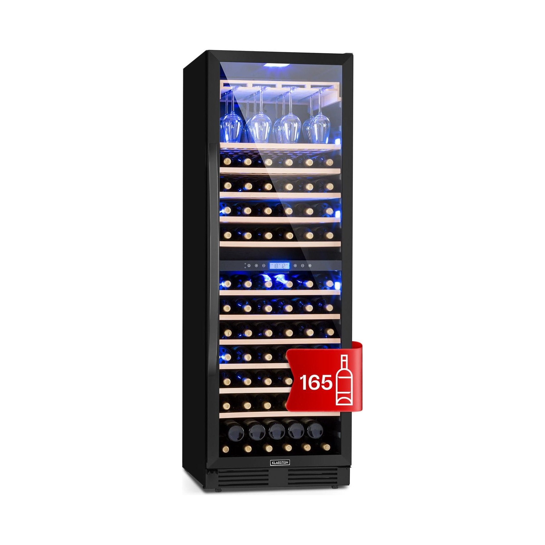 Cave à vin polyvalente KLARSTEIN Vinovilla Grande 165 425L 165bt Duo