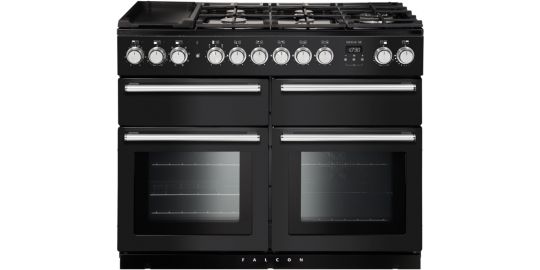 Piano de cuisson mixte FALCON NEXUS SE 110 CHARBON Mat satiné CHROME