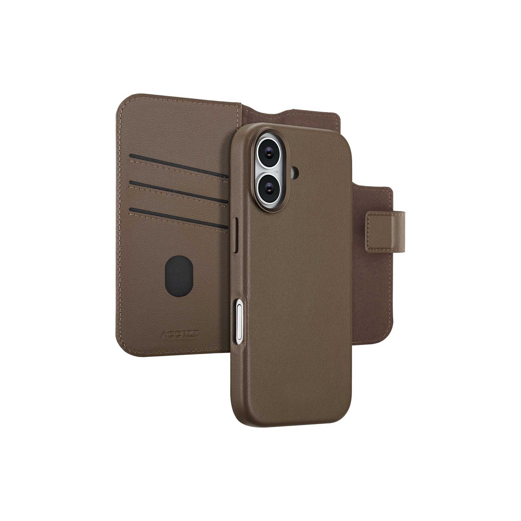 Coque étui ACCEZZ pour Apple iPhone 17 - Marron café