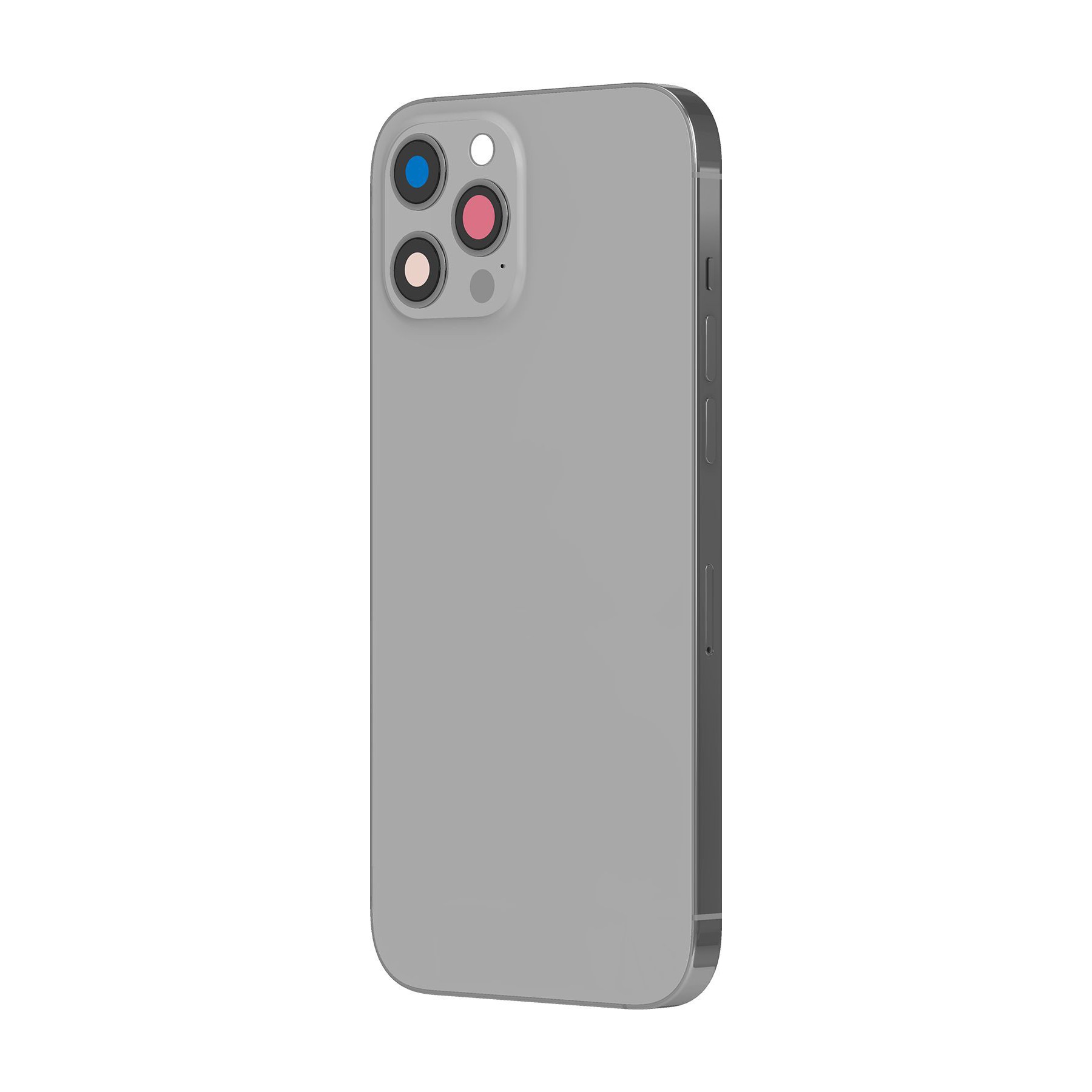 Pièce détachée AVIZAR + Vitre arrière iPhone 12 Pro Argent