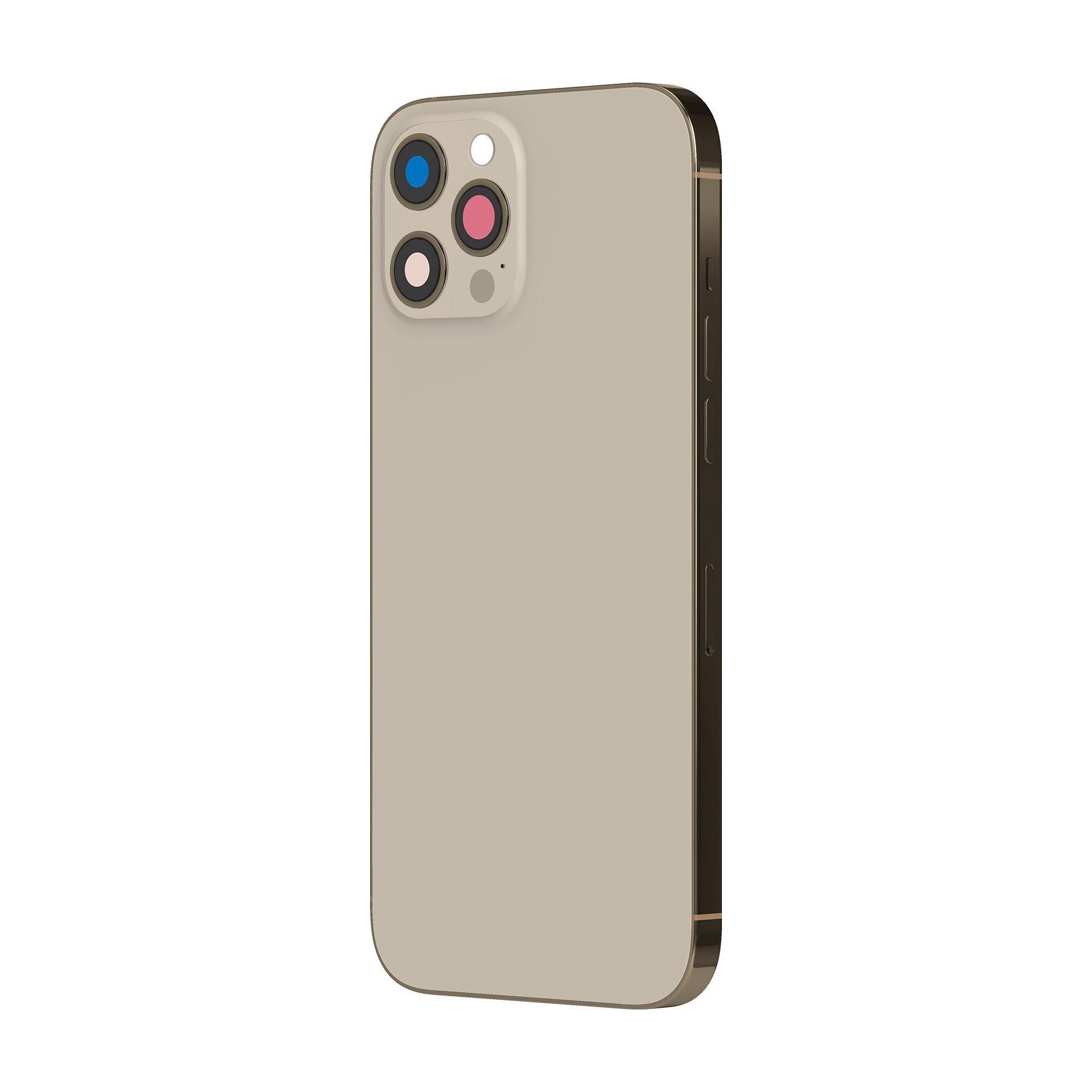 Pièce détachée AVIZAR + Vitre arrière iPhone 12 Pro Max Or