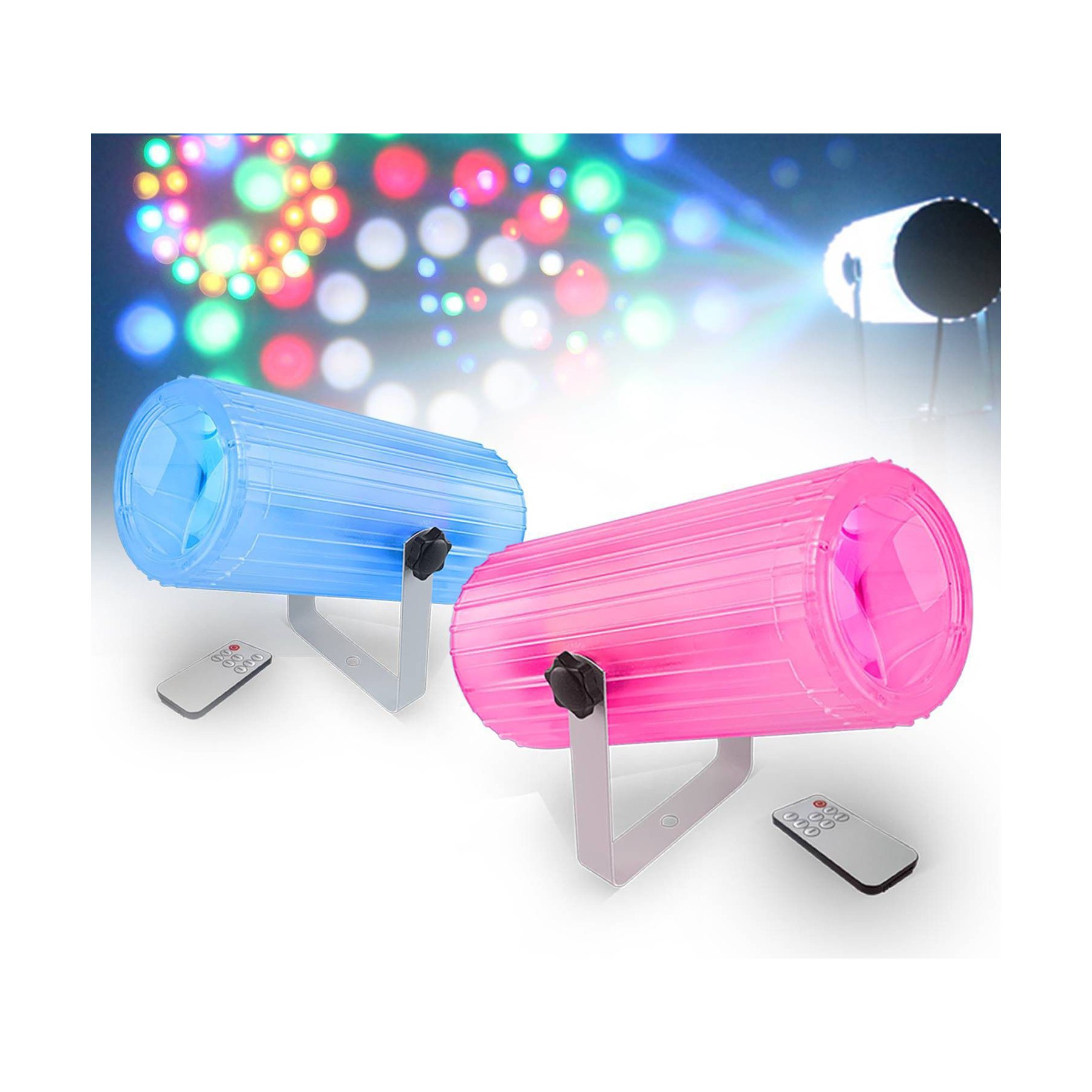 Jeu de lumières PUR LIGHT 2 Jeux de lumi effet MoonFlo 60 LED+Tél