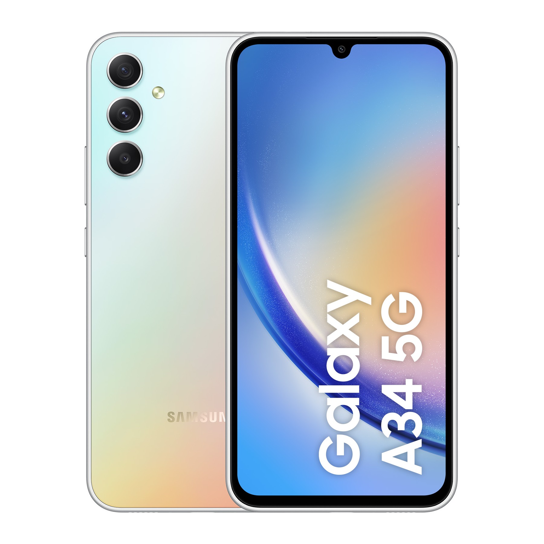 Smartphone SAMSUNG Galaxy A34 Argenté 128Go 5G Reconditionné