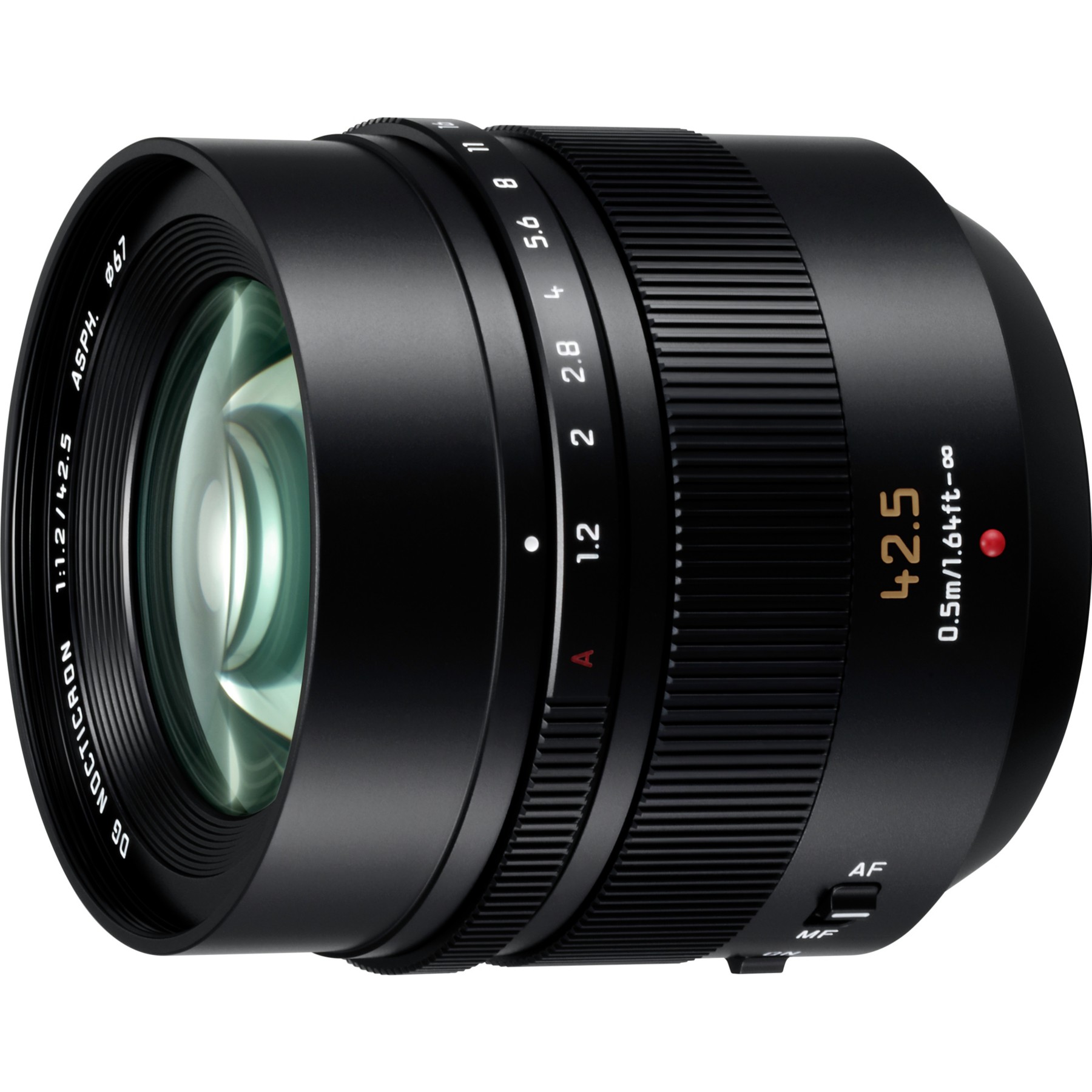 Objectif pour Hybride PANASONIC 42,5mm f/1.2 OIS Leica DG Nocticron