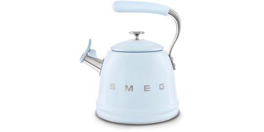 Bouilloire SMEG Sifflante 2.3L Bleu Pastel