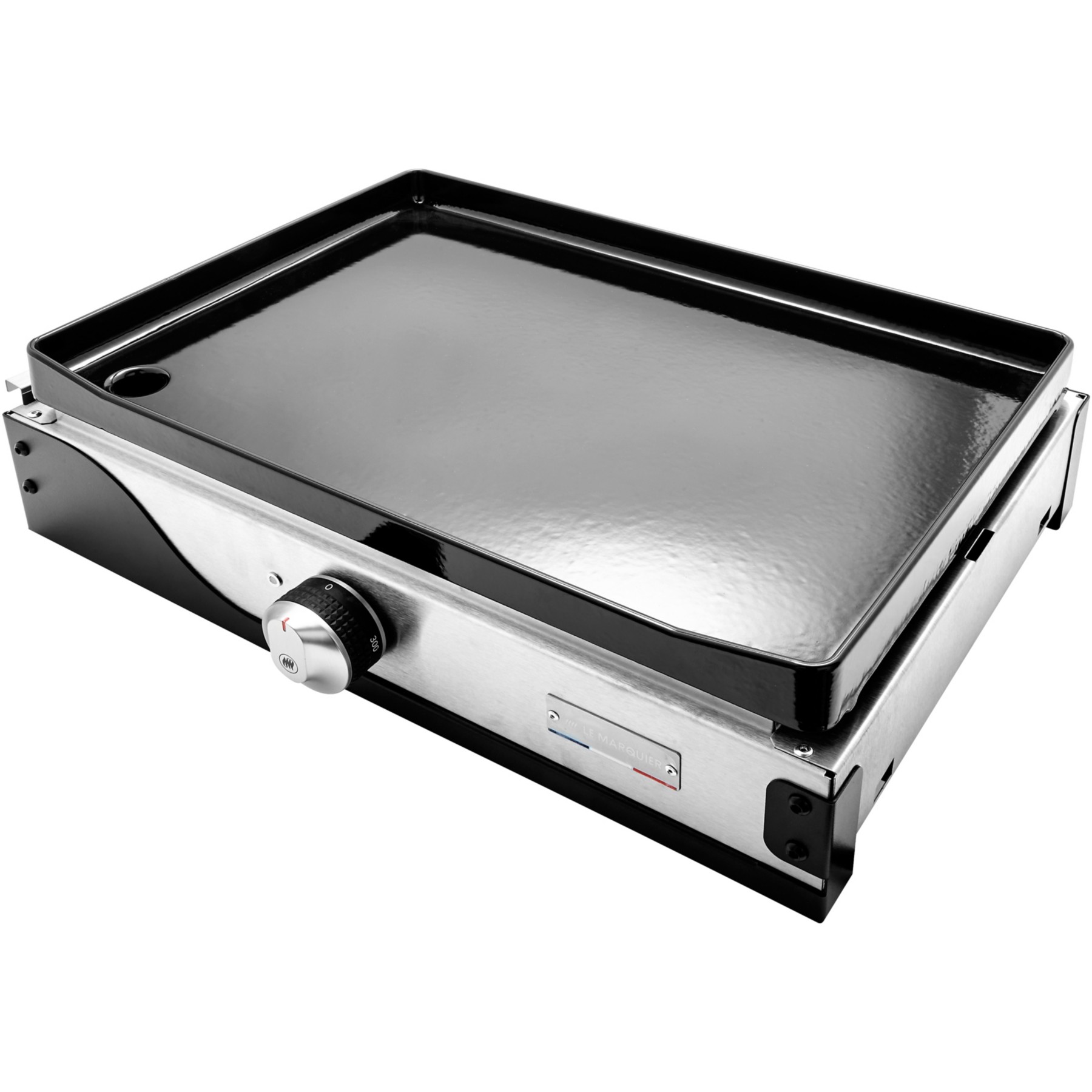 Plancha électrique LE MARQUIER PLFE150DP noir gris à poser, 50x35 cm