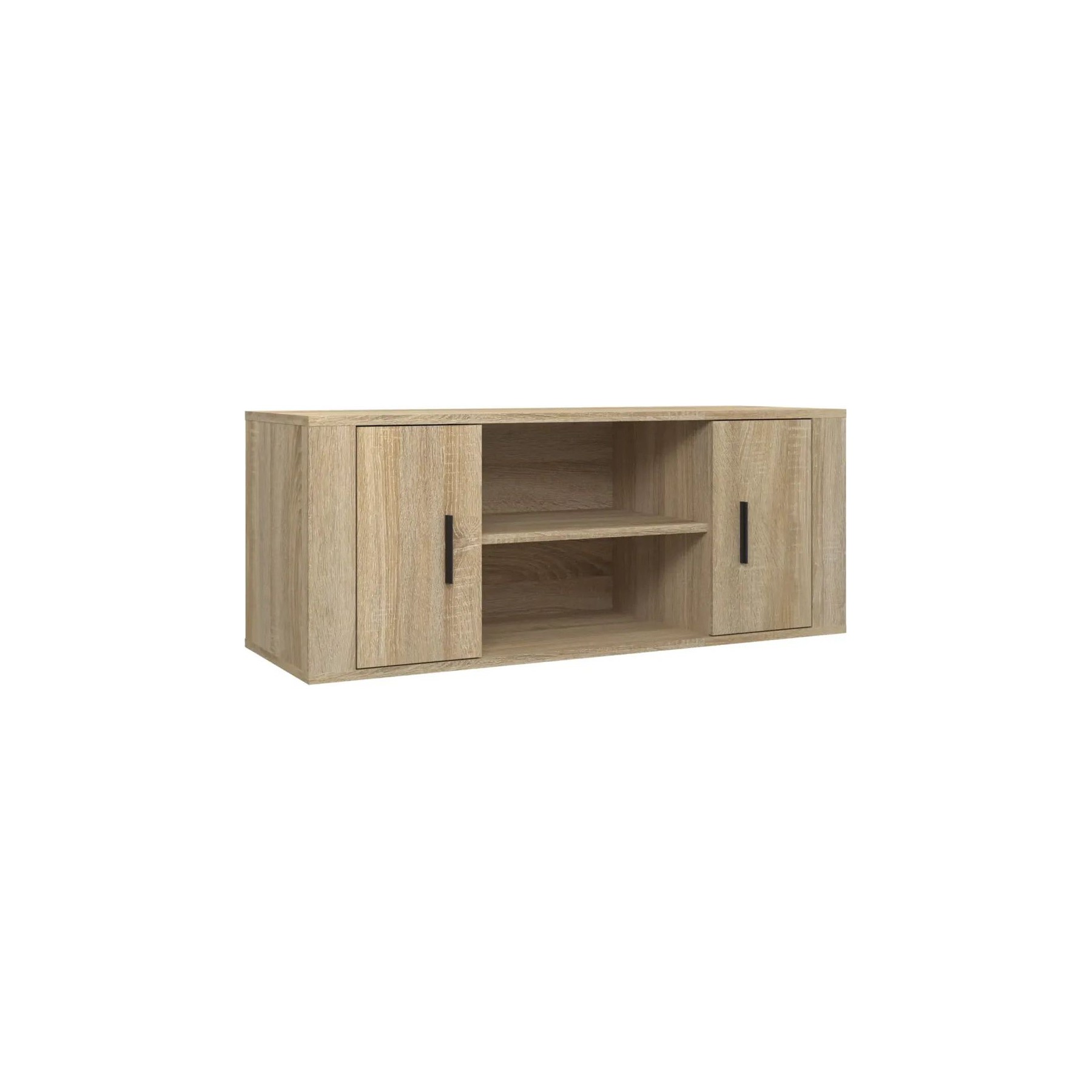 Meuble TV HELLOSHOP26 Meuble TV rangement design moderne 100 x