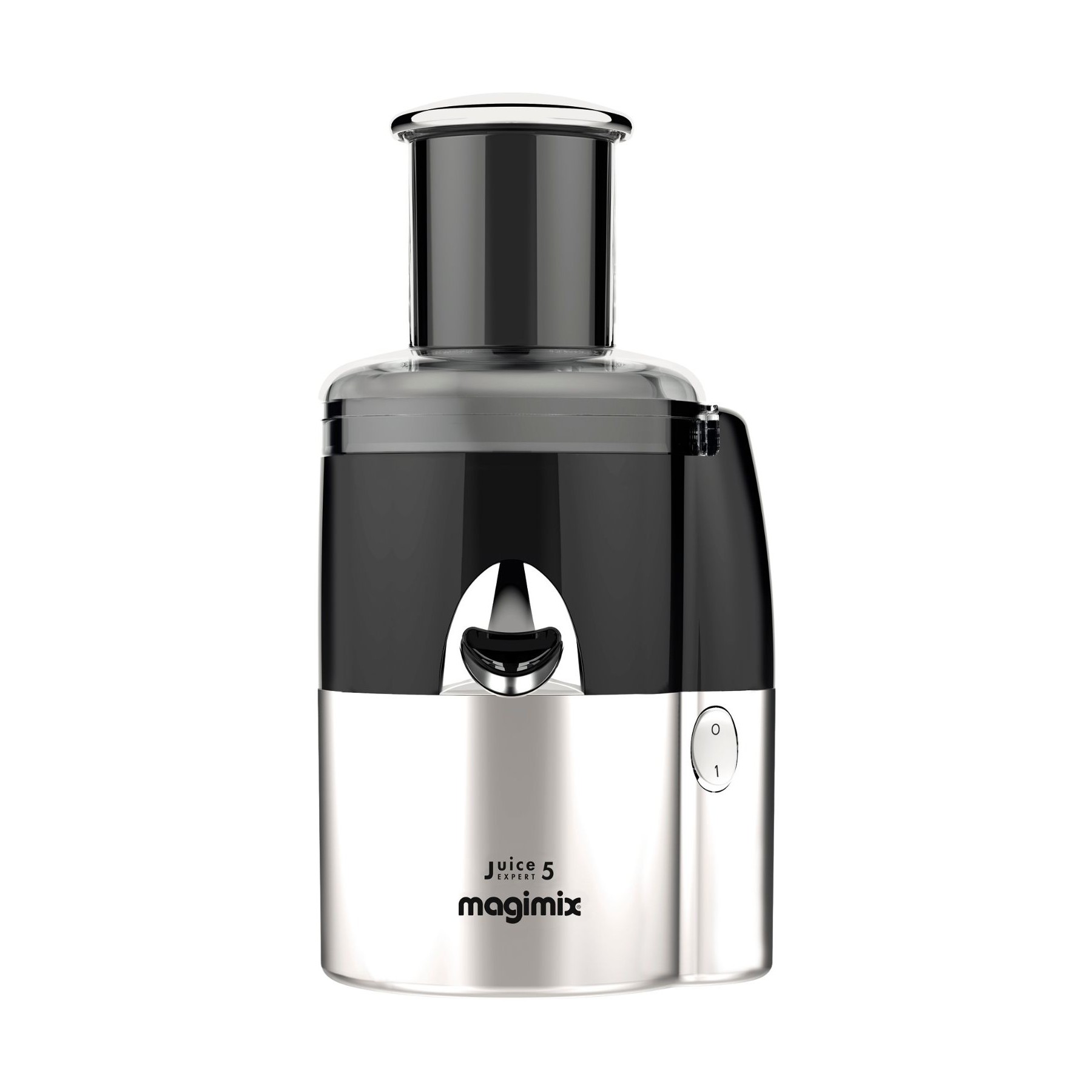 Extracteur de jus MAGIMIX 18093F Juice Expert 5 Chrome et Noir