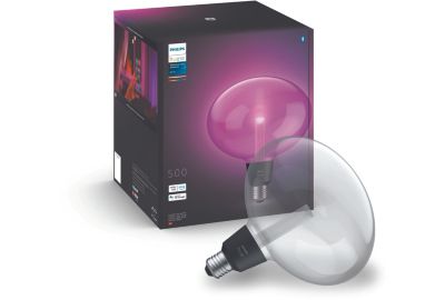Ampoule LED connectée PHILIPS HUE E27 White&Color Ambiance Elipse Deco