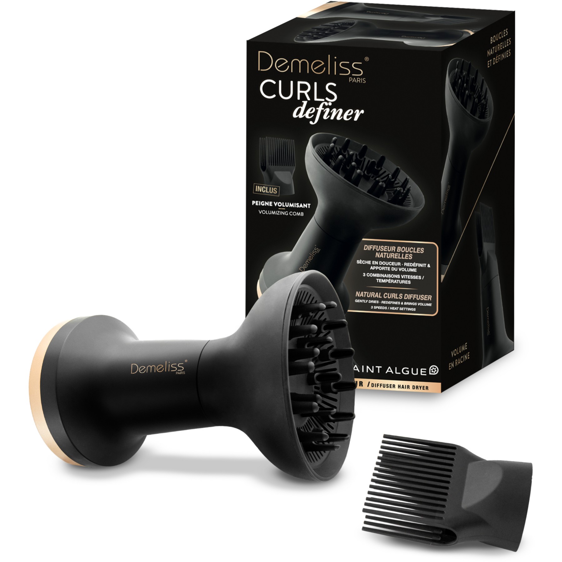 Sèche cheveux professionnel SAINT ALGUE Curls Definer