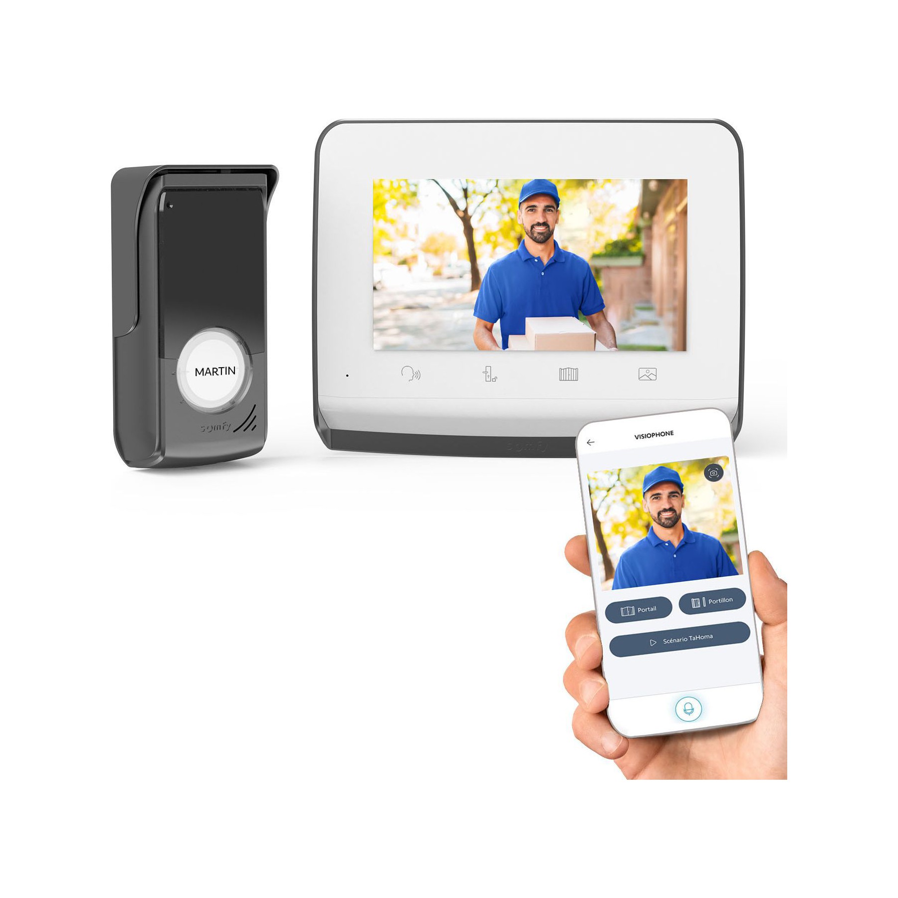 Visiophone SOMFY Visiophone V350 Connect, Interphone