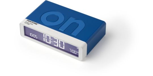 Réveil LEXON x Pantone Flip Classic Bleu