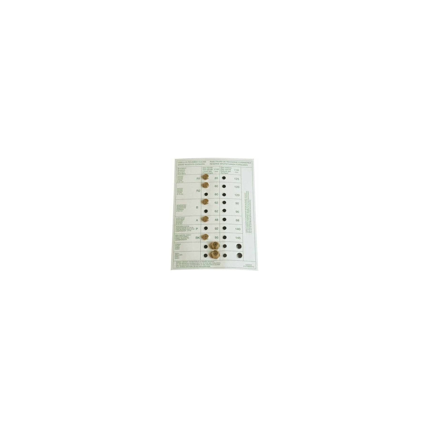 Bruleur SILTAL sachet injecteurs gaz butane