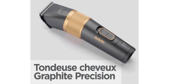 Tondeuse cheveux BABYLISS E987E Graphite Precision